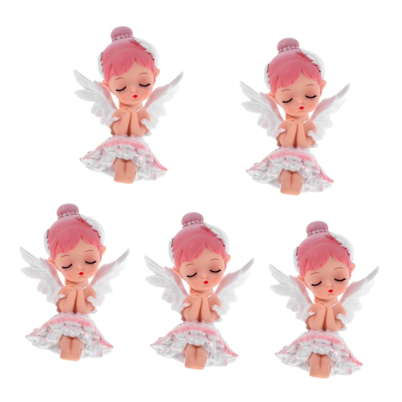Figurine de danseuse de ballet Cabilock lot de 5 statues en vinyle pour decoration de table