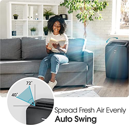 Lg 8000 Btu Portable Air Conditioners [2023 New] Wheels For Easy Install Lcd Display Remote Control Wifi App Cools 350 Sq.ft 3-In-1 Function Timer Air Conditioner Ac Unit Home Room Gray Lp0823Gssm #TOP4