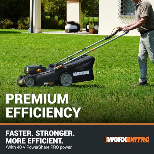 PowerShare Brushless Cordless Lawnmower 37cm | Brushless IntelliCut motor adjusts to grass; 2-in-1 mulch & bag; 6-height adjust; up... - Image 2