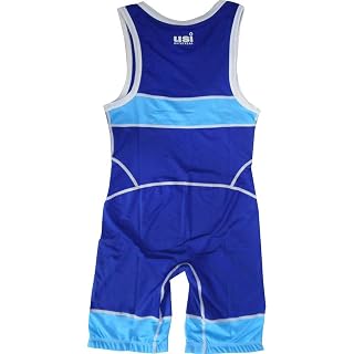 USI UNIVERSAL Wrestling Singlet Comferto for Men & Women, 419WM Standard Singlet for Men & Women Wrestling Uniform Polyester (Size S, Red)
