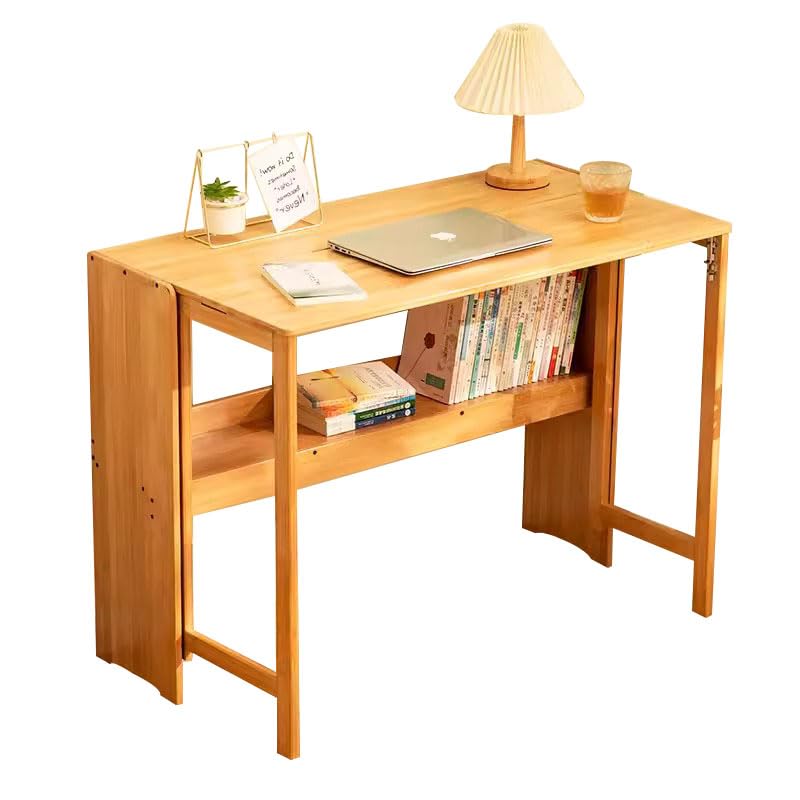 Amazon.com: RIVINE Foldable Side Desk Small Space Desk Wood Desk