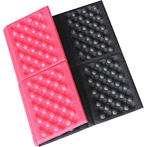 Wuminghuwai Colchonetas Plegables Colchonetas Impermeables XPE Cojines portátiles para Exteriores Alfombrillas de Picnic para excursiones, campamentos y estadios: 2 Paquetes,Red