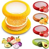 Paquete de 5 Cajas de Almacenamiento de Frutas de Silicona, Contenedores de almacenamiento de frutas y verduras...