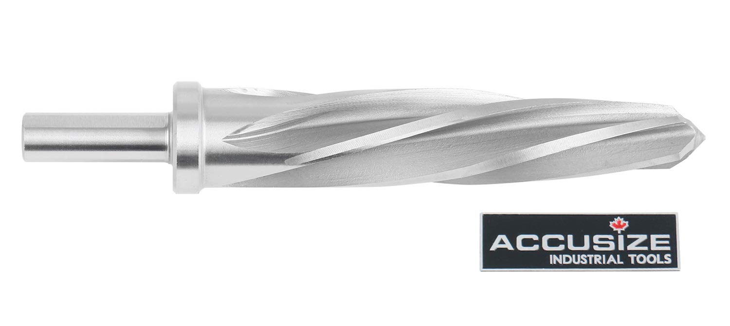 Uр Tо 50% оƒƒ Accusize Industrial Tools Hss Spiral Flute Aligning Reamer, 1'' Cutting Diameter, 1/2'' Shank Diameter, 0522-0001