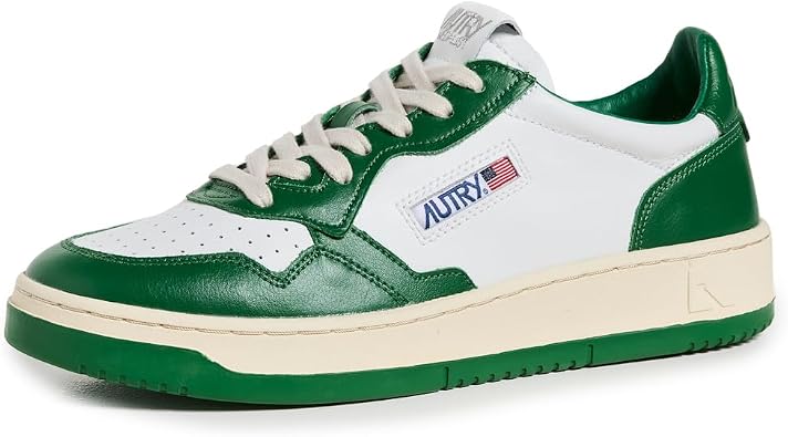 Autry Mens Medalist Low Top Leather Sneakers