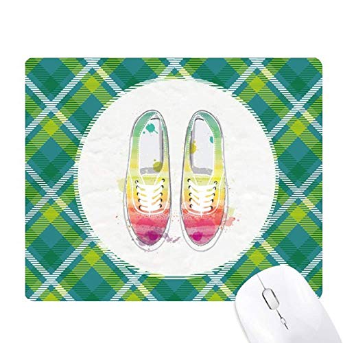 Tapis de souris peints à la main avec grille pixel et finitions textiles premium