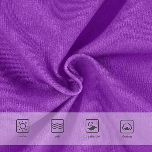 Joisal Bright Toddler Underwear Floral 2t Cotton Panties for Girl Pansy Purple Briefs Undies Kids3