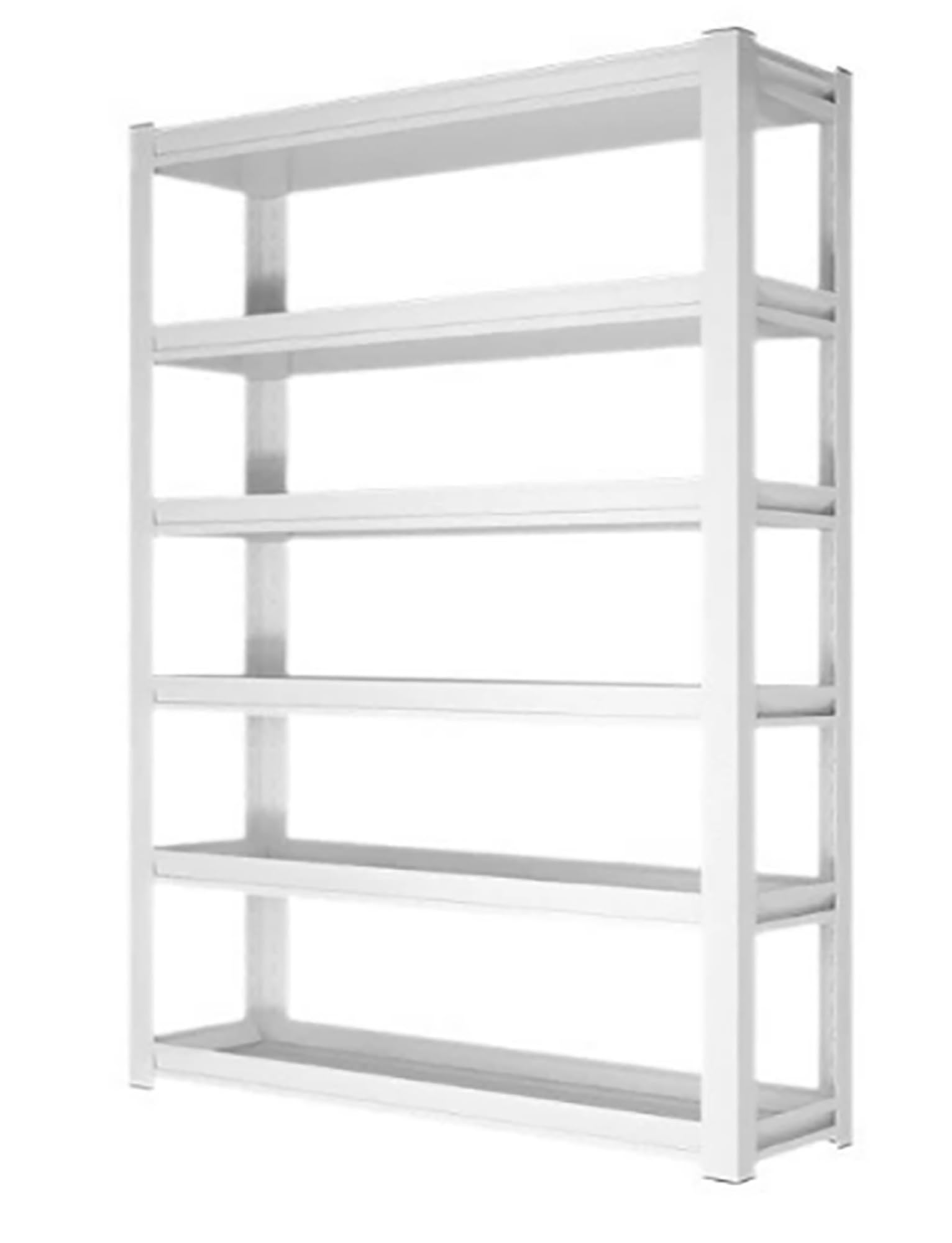 Scaffalatura in metallo a 6 ripiani per garage, dispensa, stoccaggio industriale, scaffale organizer per impieghi gravosi per magazzino e uso domestico
