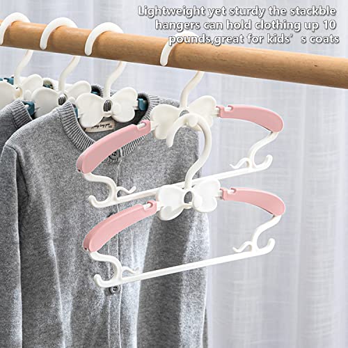 Wjwski KIDS HANGERS CLOTHING 20 PACK Baby Hangers For Closet - 20 Pack Baby Clothes Hangers,Adjustable Baby & Kids Hangers thumb #2