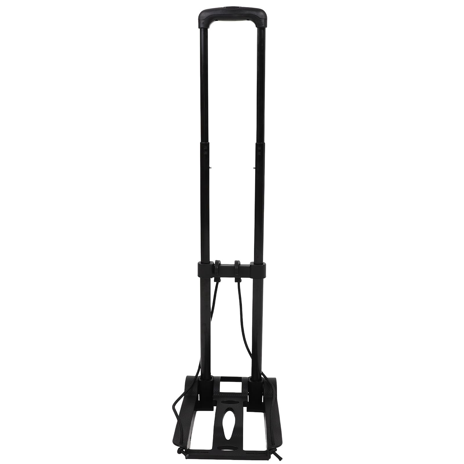 Carrito de Compra Plegable Liviano de Hierro y Abs Doble Gancho y Ruedas, Portátil para Uso Diario y Mudanzas Compactas