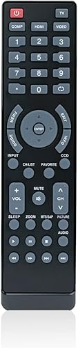 Mando a Distancia de Repuesto Universal para Insignia NS-24E730A12 NS-RC02A-12 NS-32E740A12 NS-46E560A11 NS-55E790A12 Dynex RC-401-0A DX-RC01A-12