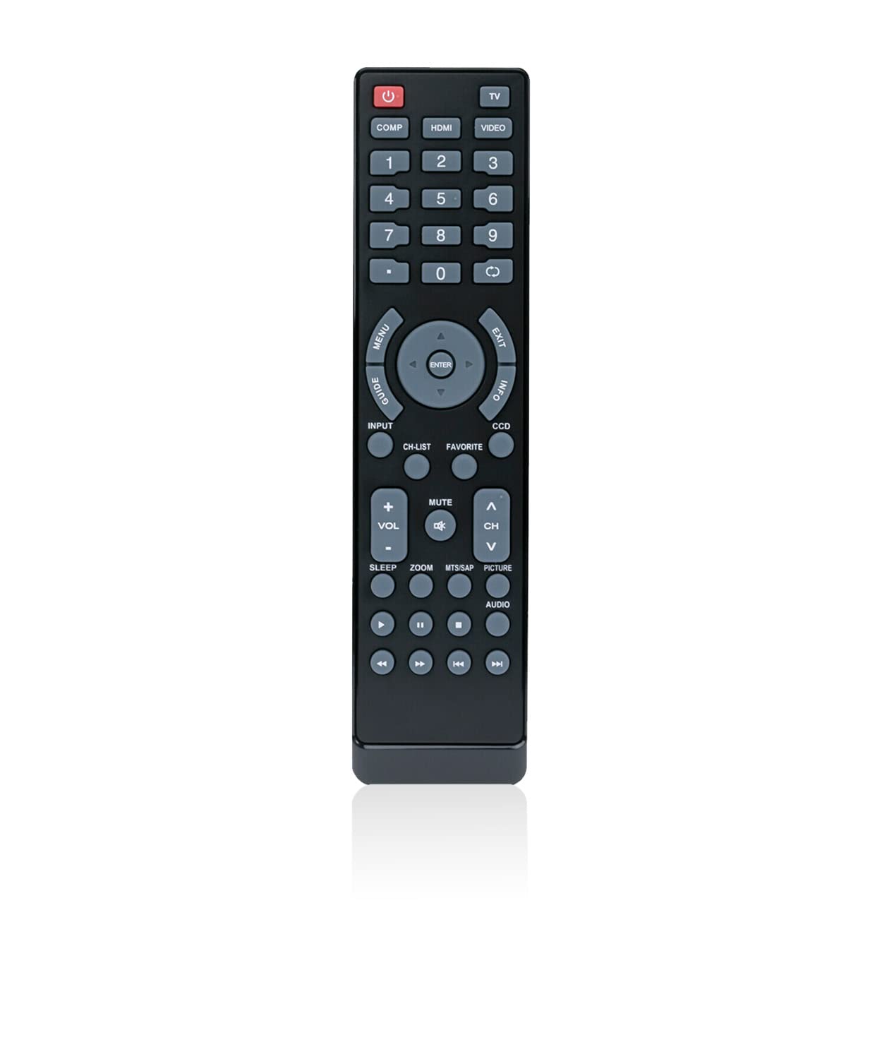 Télécommande de rechange pour TV Insignia pour remplacer un boîtier perdu