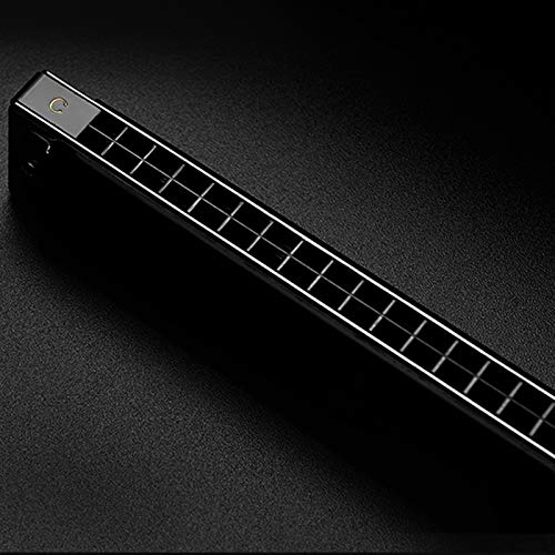 KIRANDIE 24 Trous Harmonica Bouche d’organes clés de C Instruments de Musique ABS Comb Argent Noir Bleu Vent Bois Harp… - Les Beatles, Paul McCartney, John Lennon, RIngo Starr, George Harrison KIRANDIE 24 Trous Harmonica Bouche d'organes clés de C Instruments de Musique ABS Comb Argent Noir Bleu Vent Bois Harp… – Image 5