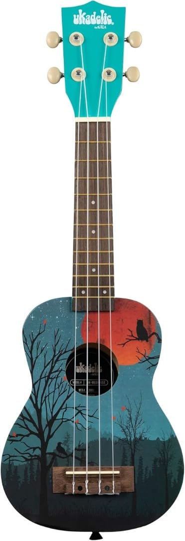 KALA - UKELELE SOPRANO SERIE UKADELIC GRAPHIC TOP LUNA - UKAMNR
