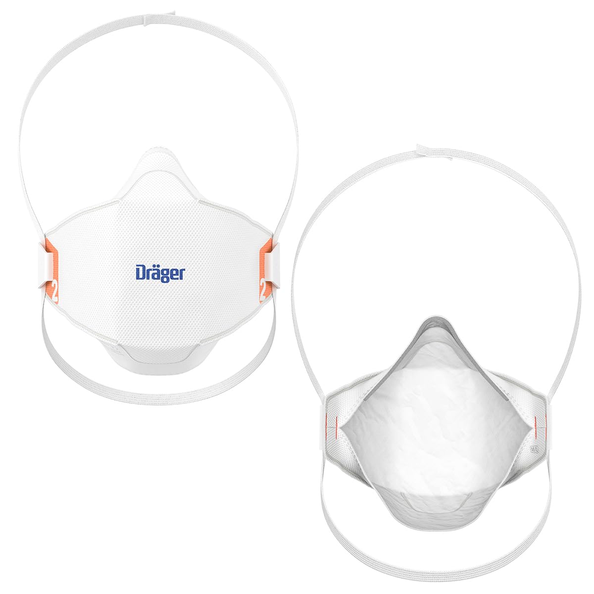 Dräger X-plore 1920 Mascherine antipolvere monouso con protezione FFP2 adatto a costruzione, fai da te, pittura