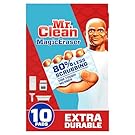Mr. Clean Magic Eraser, Extra Durable, Multi Purpose Cleaner, Shoe, Bathroom, Shower, and Car Window and Windshield Cleaner, Cleaning Pads, 10 Count