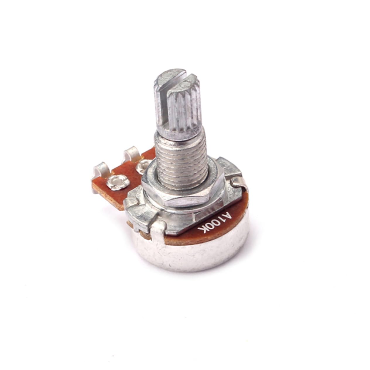 SWOOMEY Ohm Guitar Audio Tone Potentiometer with Split Shaft Audio Taper Control Pot for Volume Replacement Electric Guitars for Upgrading Audio