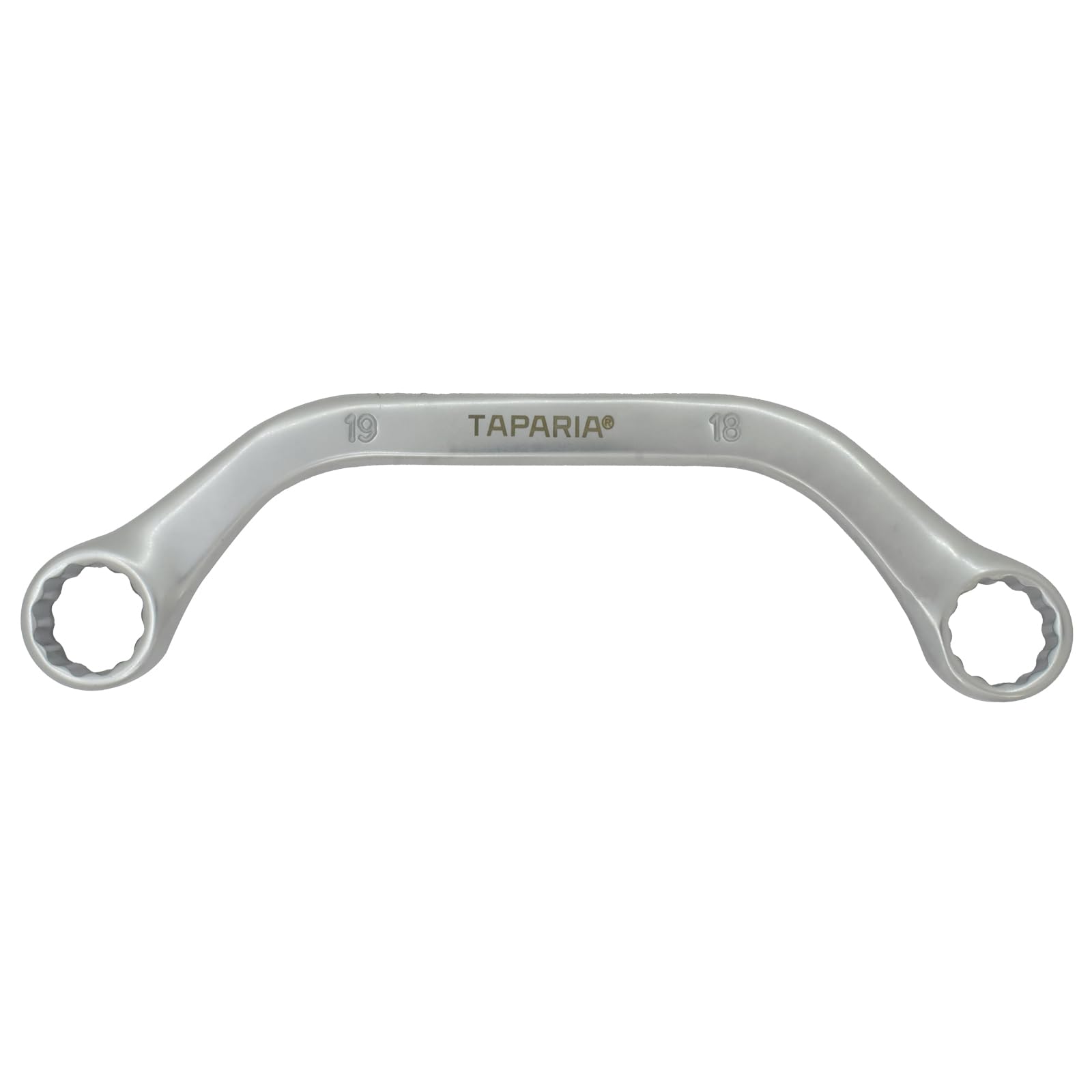 TAPARIA Half-Moon Spanners 18 x 19mm, Curved design Spanner for Loosening and Tightening nuts & bolts, Easy Access in Tight Spaces, Ideal for Automotive, DIY & Industrial Use (B0DCSQW21H) Amazon Price History, Amazon Price Tracker