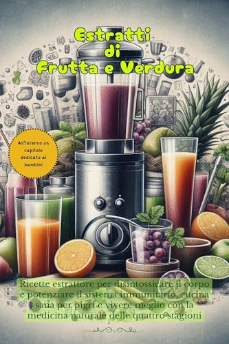 estratti di frutta e verdura: Ricette estrattore per disintossicare il corpo e potenziare il sistema immunitario, cucina sana per pigri e vivere meglio ... e disintossicare il corpo. Vol. 2)