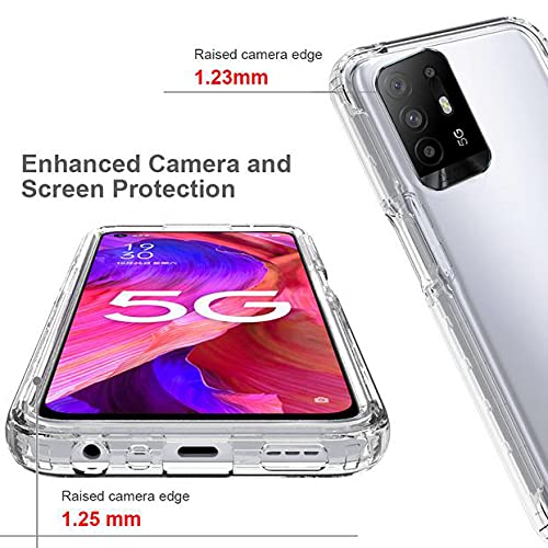 LXHGrowH Cover per Oppo A94 5G, Custodia 2in1 Dual Layer Ibrida [360