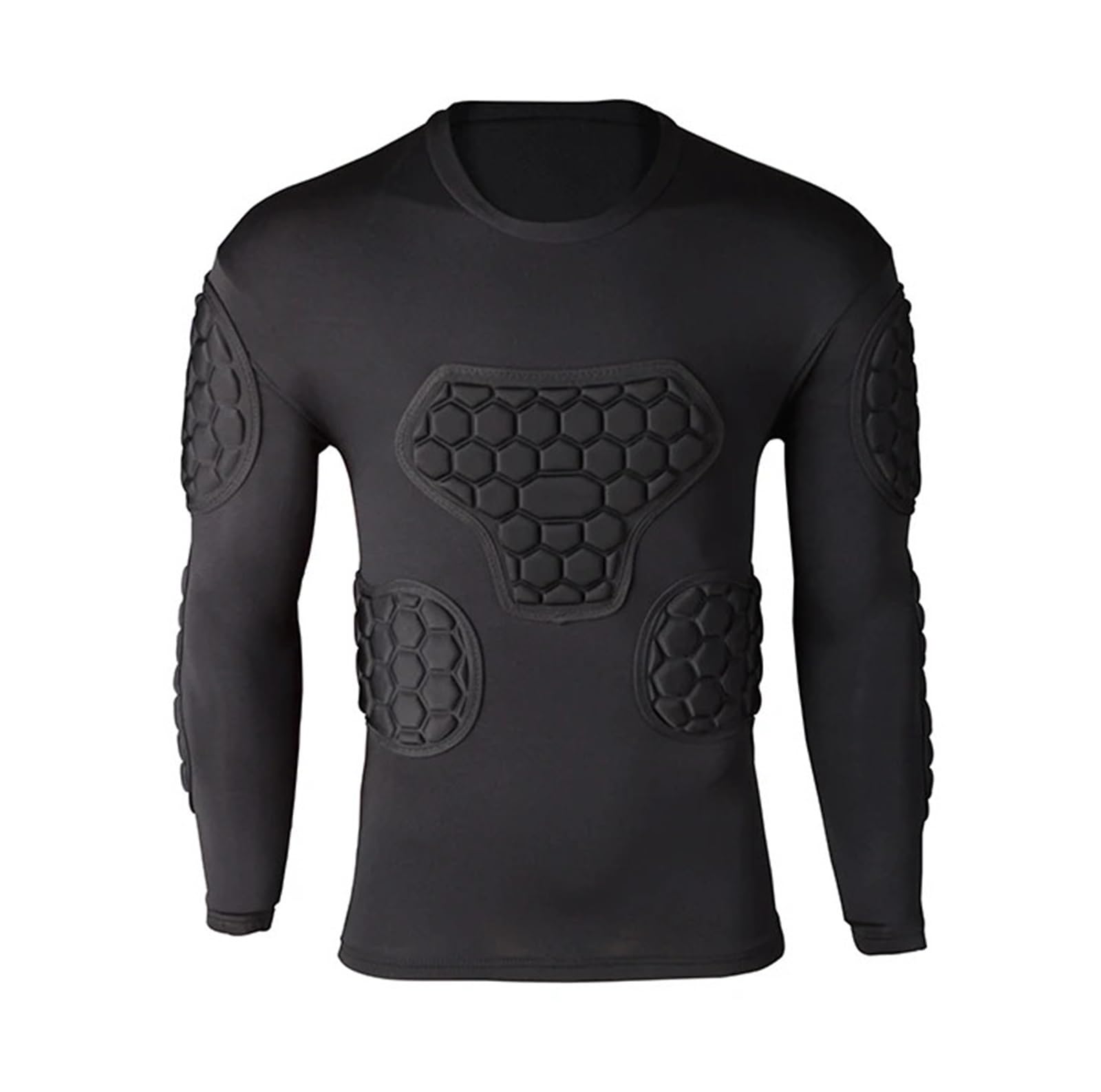Camiseta de fútbol Acolchada Pantalones de Entrenamiento Portero Rugby for Hombre, con Rodilleras, Chaqueta y protección for físico