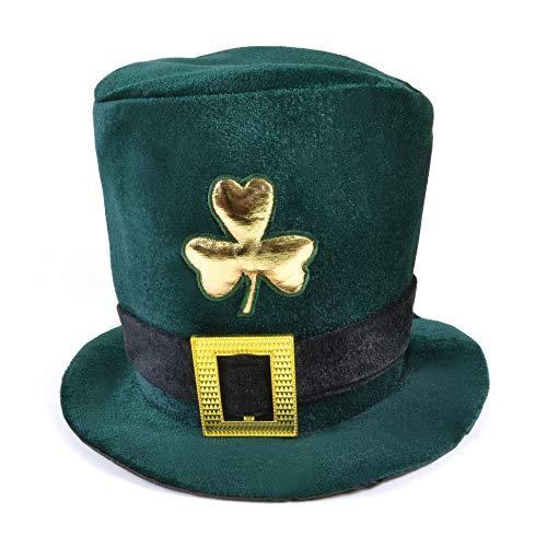Bristol Novelty - Haut de forme IRLANDAIS - Adulte (Taille unique) (Vert/noir/or)