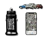 Car charger featuring one USB-C ports and one USB-A port, Dual USB ports (USB-C and USB-A) enable simultaneous charging of two devices, capable of charging nearly all USB devices. Compatible with iPhone models 16/15/14/13/12/11, XS/XR/X/8/7/6, as wel...