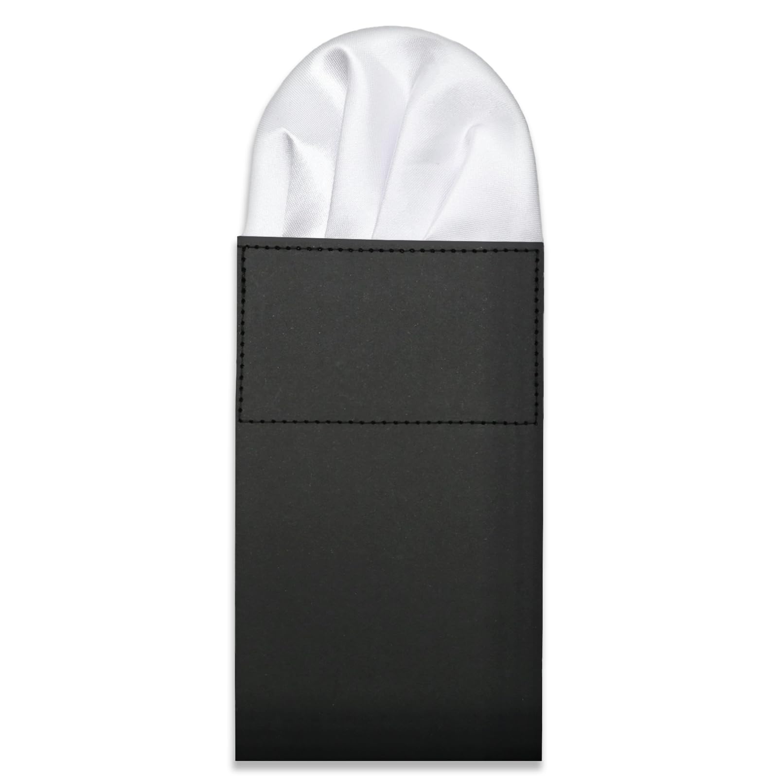 LHXzizizi Pre-folded Pocket Squares for Men, Solid Color Mens Handkerchiefs for Suit, Weddings, Party, Daily Use