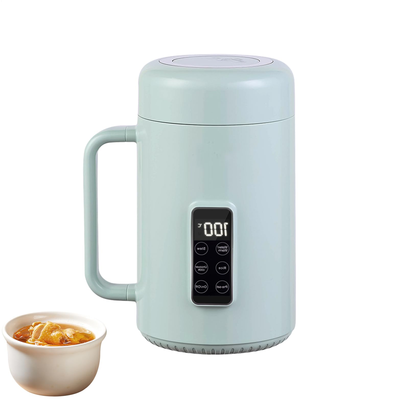 Nudelkocher, elektrischer Heißkochtopf, tragbar, 1000 ml | schnelle Antihaftbeschichtung für Nudeln, 500 W, für Pfanne, Nudeln, Shabu, , Suppe, Ei