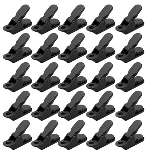 30PCS Tarpaulin Clips Heavy Duty Tarp Clips Sturdy Awning Clips Non-slip Tent Fixing Clamps Ideal for Camping Garden Outdoor Daily Application