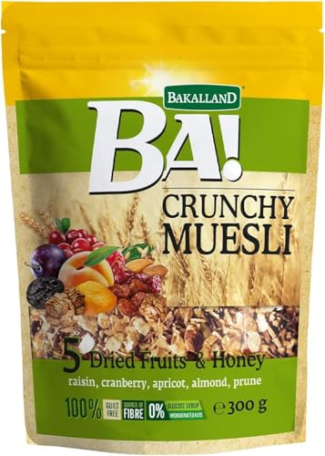 Ba! Crunchy musli dried fruits & honey 300g