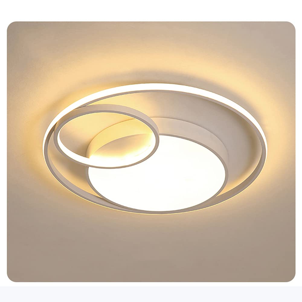 Lampa sufitowa LED, 55 W, ściemniana, okrągła, akrylowa, do salonu, sypialni, do pokoju dziecięcego i sypialni