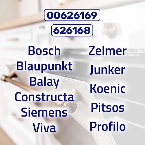 MONTERAL Backofen Dichtung 440x325 mm 00626168 für Bosch Ofentür Dichtung mit 4 Haken Garantie 10 Jahre