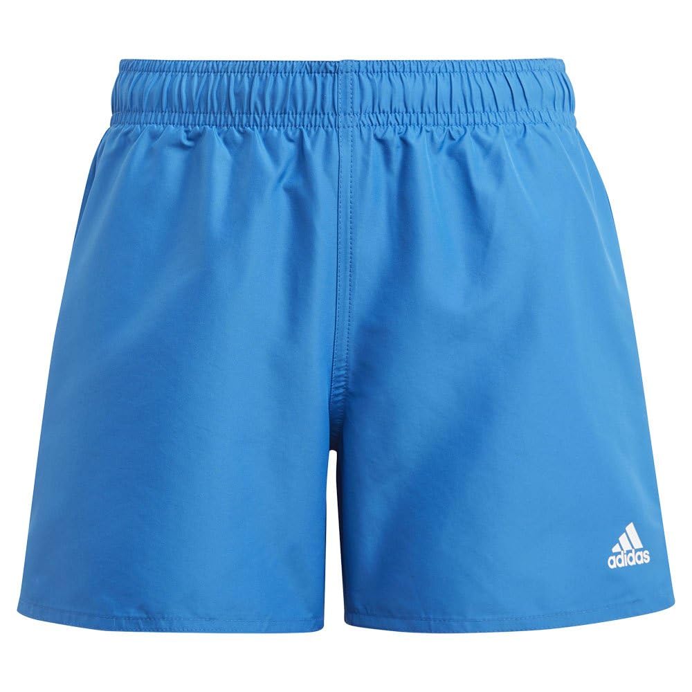 adidas Classic Badge of Sport Swim Shorts Traje de baño de una Sola Pieza, Bright Royal/White, 11-12 Years Boy's