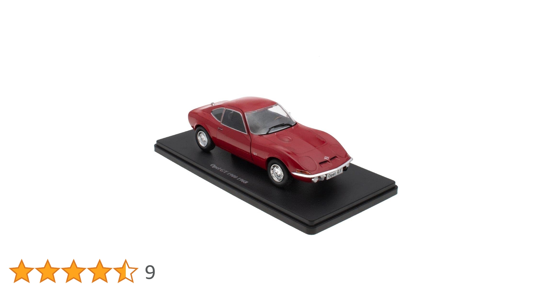 Collectible miniature car 1/24 compatible with Opel GT 1900
