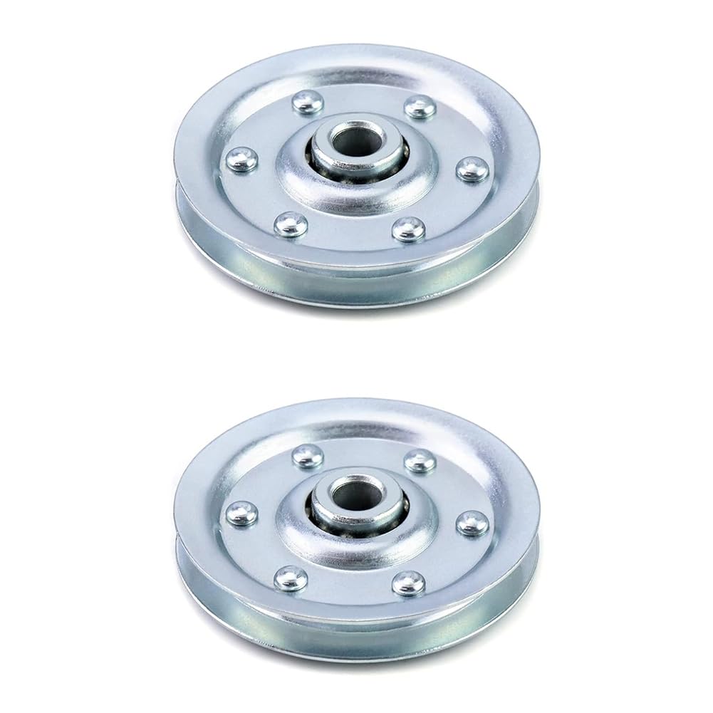 Jnchdghwa As Shown Professional Grade Garage Door Pulley, 3 Inch 200Lb, 2 Pack Extra Heavy Duty For Smooth Operation