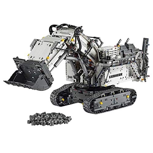 Technic Escavatore Liebherr R 9800, Veicolo Telecomandato, con Motori Interattivi e Connessione Bluetooth, Costruzioni per 12+ Anni, 42100 - Lego - Immagine 3