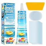 StinkBlitz Pool Reparaturset, Pool Flicken Wasserdicht,Transparent,PVC Kleber für Schlauchboot, Poolfolie, Schwimmringe, Hüpfburgen, Whirlpools, Kajaks,60ML