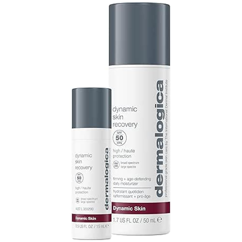 Dermalogica Dynamic Skin Recovery SPF50 Set 50ml + 15ml Reisegröße - Anti-Aging-Tagespflege mit Sonnenschutz. Schützt, festigt, strafft. Kurbelt die Kollagensynthese an.