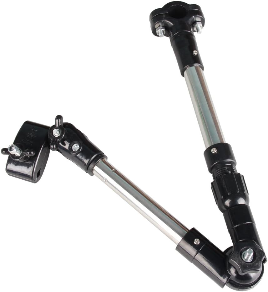 Zoato Bicycle Umbrella Holder Connector Stroller Mount Stand Swivel Any Angle