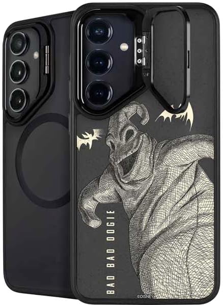 Skinit Kickstand Phone Case Compatible with Galaxy S25 Plus - Officially Licensed Disney The Nightmare Before Christmas Bad Bad Oogie Design