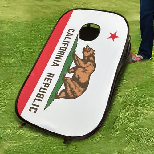 Jeu de lancer de poufs ultra léger avec cible de Cornhole