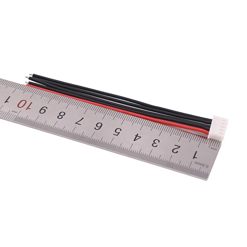 OliRC 10 Pezzi 10 Cm JST-XH 4S Equilibrio Spina Connettore Adattatore Condurre Filo 22awg Silicone Cavo Per RC Lipo Batterie Carica (124-10 - Foto 11