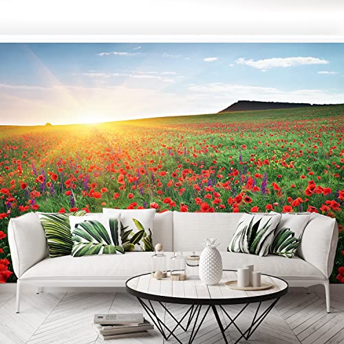Papier Peint Décoration Murale Tulup Coquelicot Haute Définition - 4