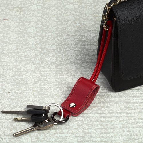 MyBat Leather Data Cable Lightning Red A01-2-05-S5