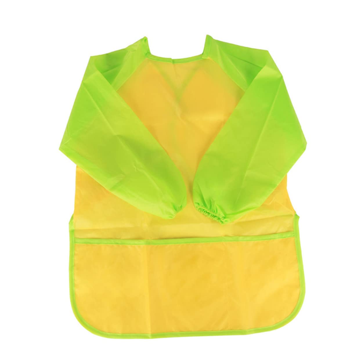 ibasenice 6pezzi Grembiuli Da Pittura Per Ragazzo Ragazza Maniche Lunghe Impermeabili e Rivestiti Pvc Grembiule Da Cucina Per Artisti Giovani Blu Giallo e Riutilizzabile Per Pittura Cucina e