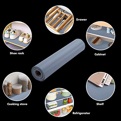 Image of Grey Shelf Liner 17.5 InchesX20FT