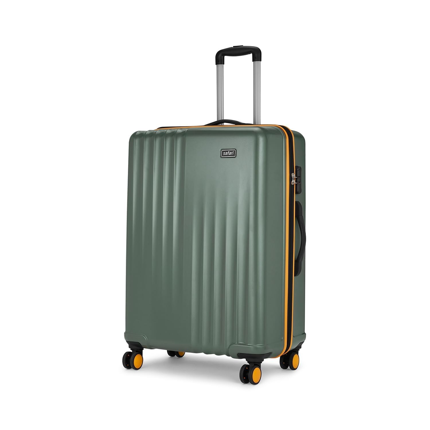 safari Citymiles Luggage | Hard-Sided Polycarbonate Suitcase | 8 Spinner Wheels | Anti-Theft Zipper | (Green, Medium (69 CM))-picture-17
