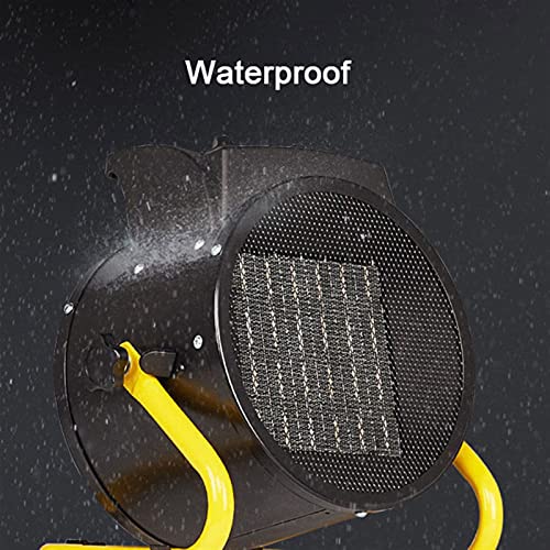 LSHAN 2KW-3KW industriële ventilatorkachel, Elektrische werkplaatsruimteverwarmer, draagbare kas PTC-verwarmer, 3 warmte… - Image 5