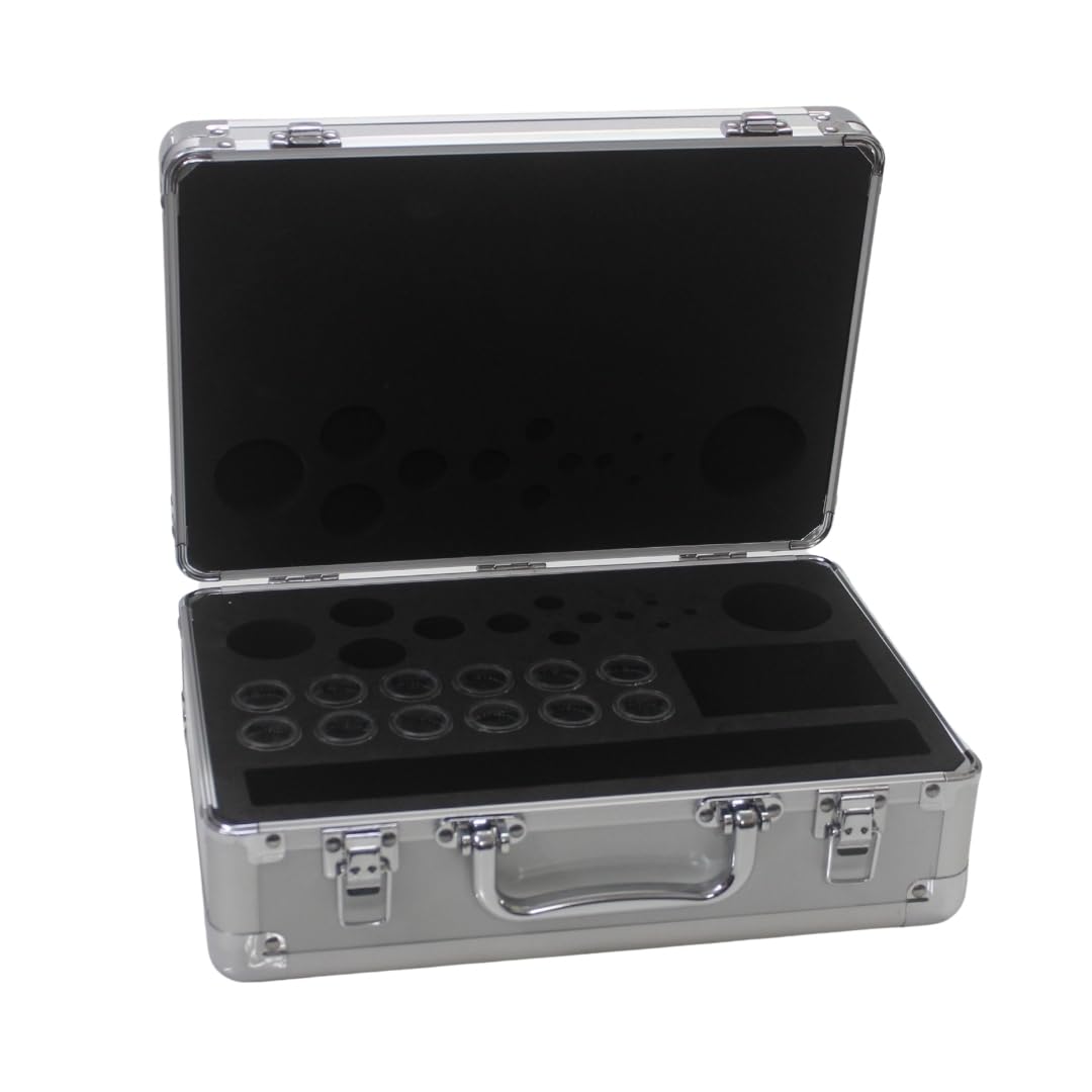 Empty Aluminum Alloy Enclosure/Storage Case - for OIML Standard Calibration Weights Set 1mg - 1 kg (25 Pieces)-picture-18